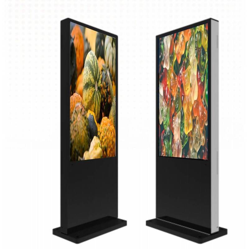 55 Inch 4K Touch Screen Kiosk with Android/Windows OS for Interactive Digital Signage and Menu Board