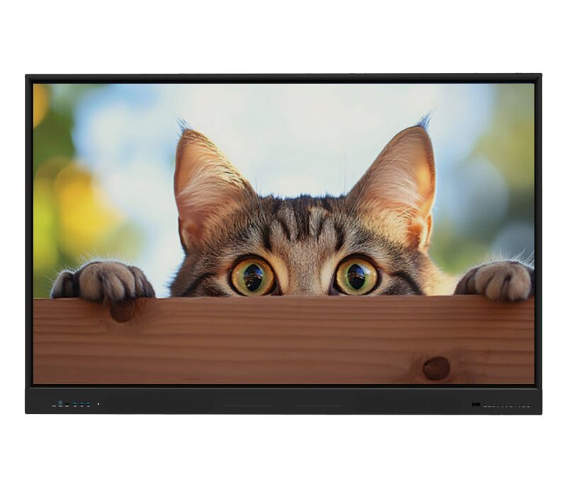 Interactive Flat Panel Multi-Touch Smart Board with 4K Resolution and Android/Windows Dual System for Education and Business