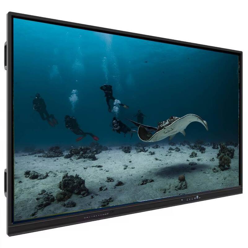 IBoard 55-98 Inch Interactive Whiteboard Smart Teaching Board with 4K HD Display Dual System Windows and Android Anti-glare Tempered Glass