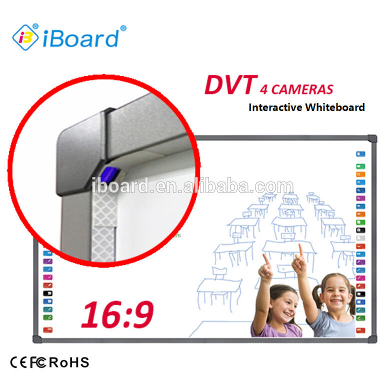 Optical Interactive Whiteboard with 120 Fps Sampling Rate 1920x1080 Pixels Resolution and Optical Imaging Touch Technology
