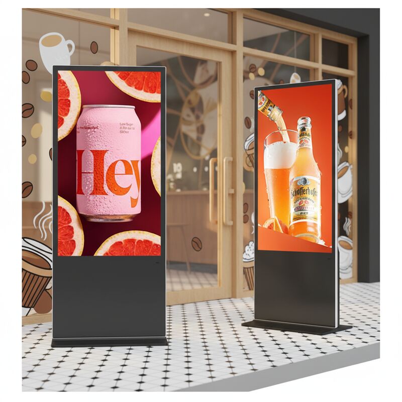 IBOARD 43 50 55 65 75 Inch Vertical Stand Advertising Screen Lcd Digital Signage Totem Led Display for Exhibition