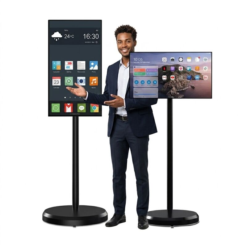 32 Inch Android Portable Touch Screen Kiosk with Multi-touch Capacitive Screen for Interactive Digital Signage