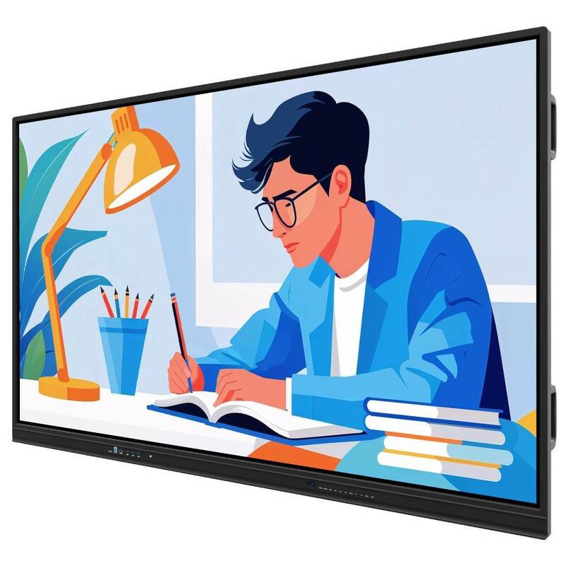 75 Inch Android PC Smart Panel Wifi HDMI USB 50 Touch Points For Meeting Office