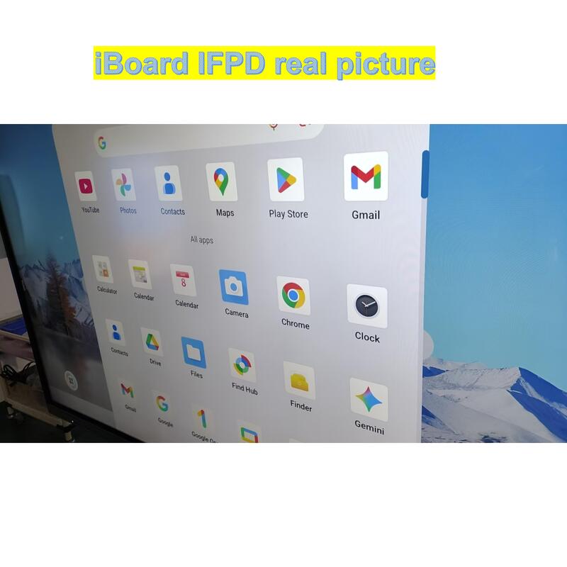 86 inch Interactive Flat Panel Smart TV with Updated Android System AI Function Equipment For Classroom Office Meeting