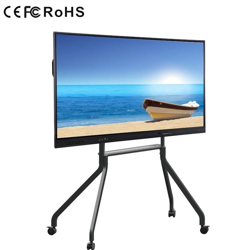 Aluminum Alloy Interactive Touch Screen Monitor Low Radiation Ultra Narrow Frame