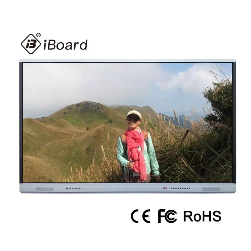 3840*2160  LCD Teaching Board 5ms Interactive Touch Board Windows Linux Infrared For Business Or School Education