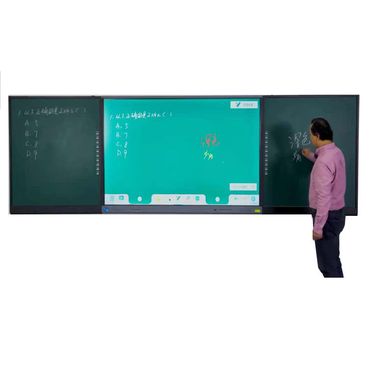 75 86 Inch 4K Educational Equipment Touch Screen Best Smart Board Interconnected LCD Smart Blackboard