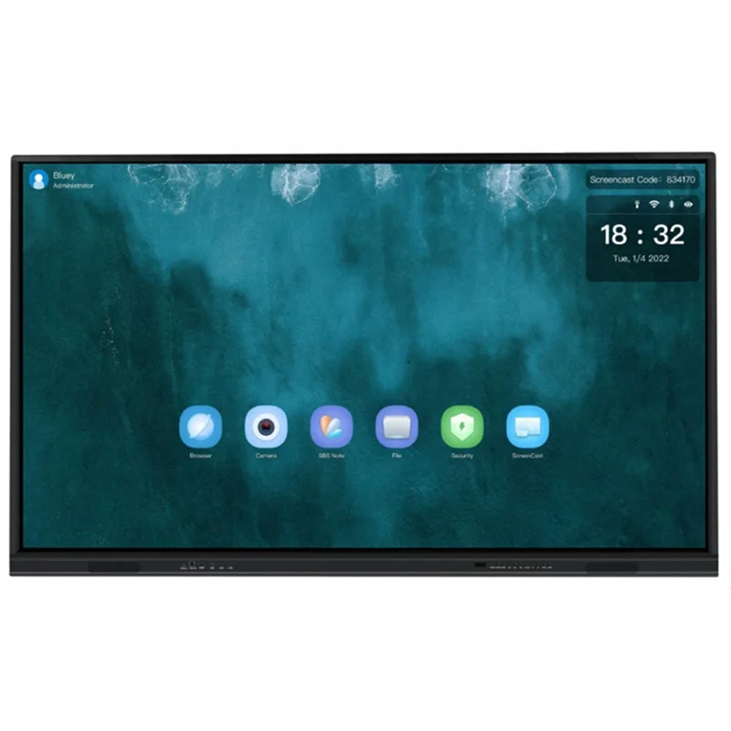 32768 X 32768 Touch Resolution Interactive Touchscreen Projector Use IR Touch Interactive Whiteboard