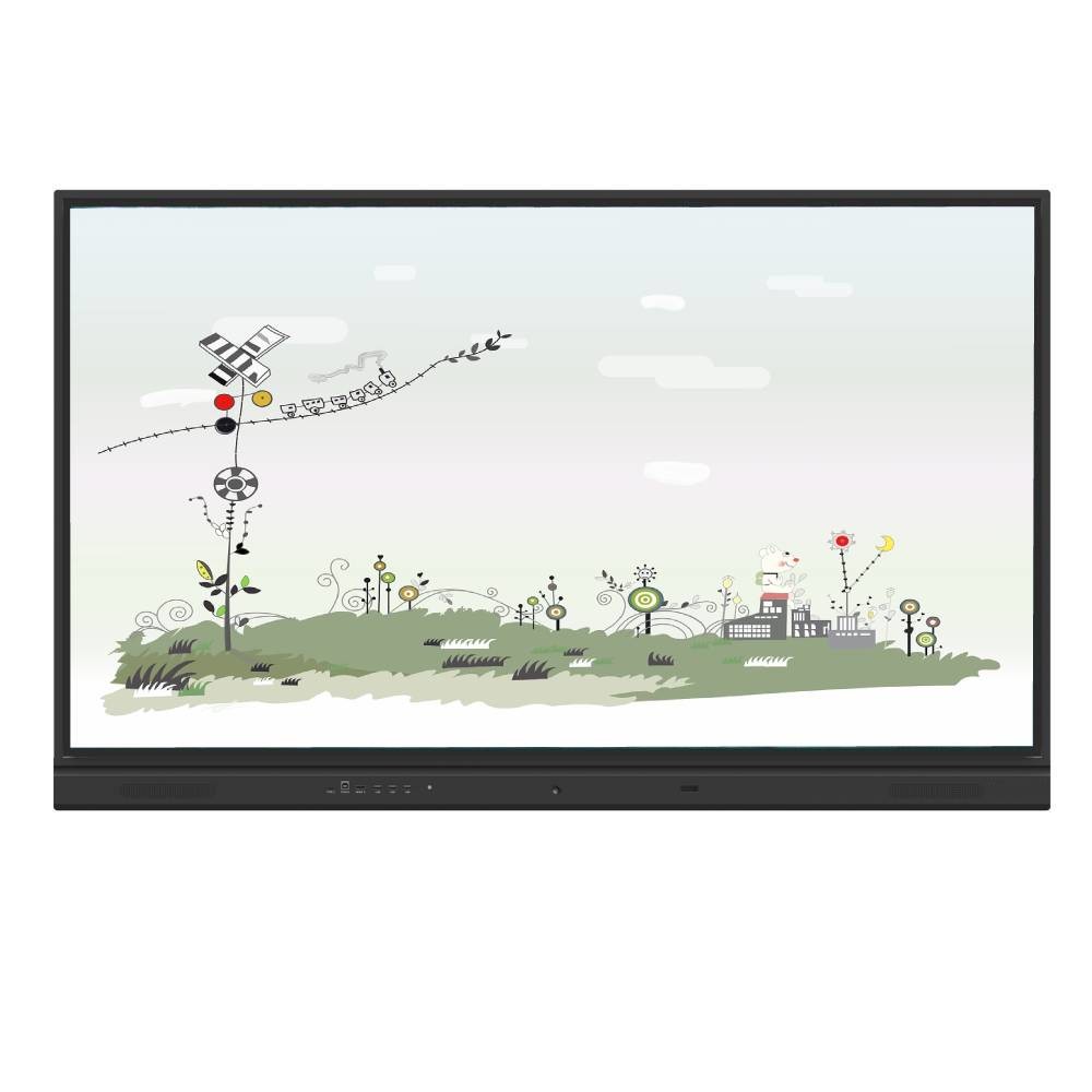 LED Interactive Whiteboard 98 Inch Android 14 Wifi HDMI VGA DP 50 Points With Teaching Software For Primary School Kids