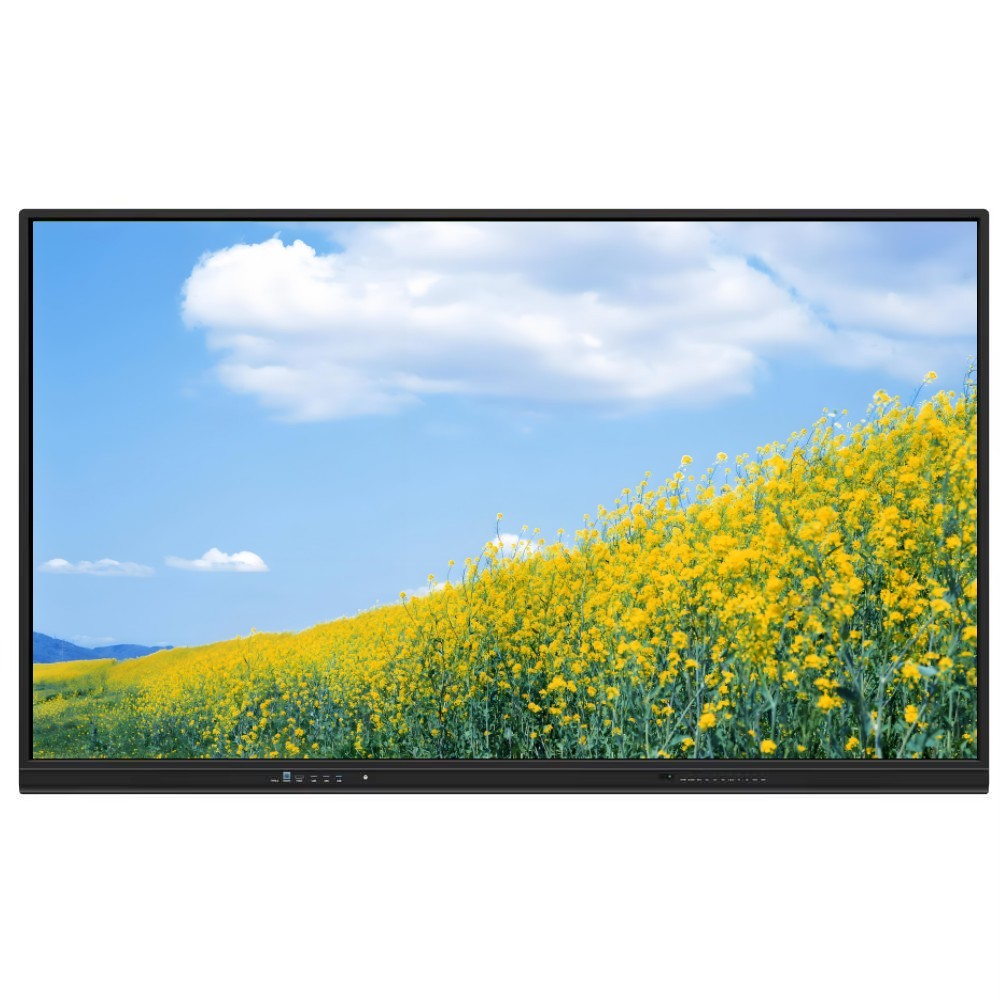 4K Resolution Interactive Flat Panel 350 Brightness High Brightness And 15W * 2 Speakers Android 13 Interactive Whiteboard For School Education And Meeting
