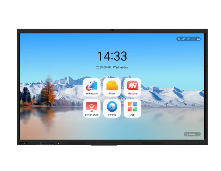 Android 14 8+128G 16+256G Interactive Flat Panel Display Windows System ...