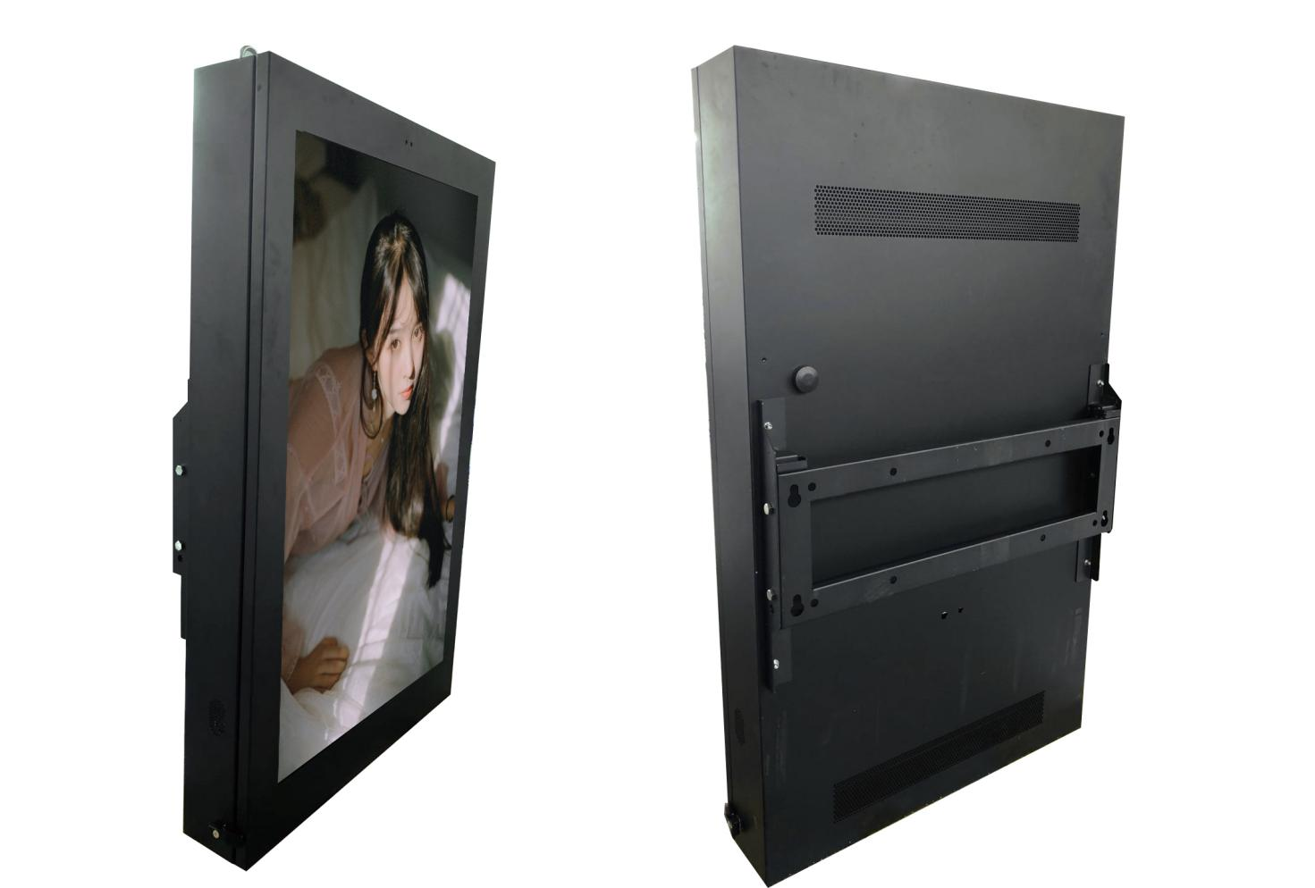 55 Inch Wall Touch Screen Kiosk Outdoor 2000 3500 Nits Android System ...