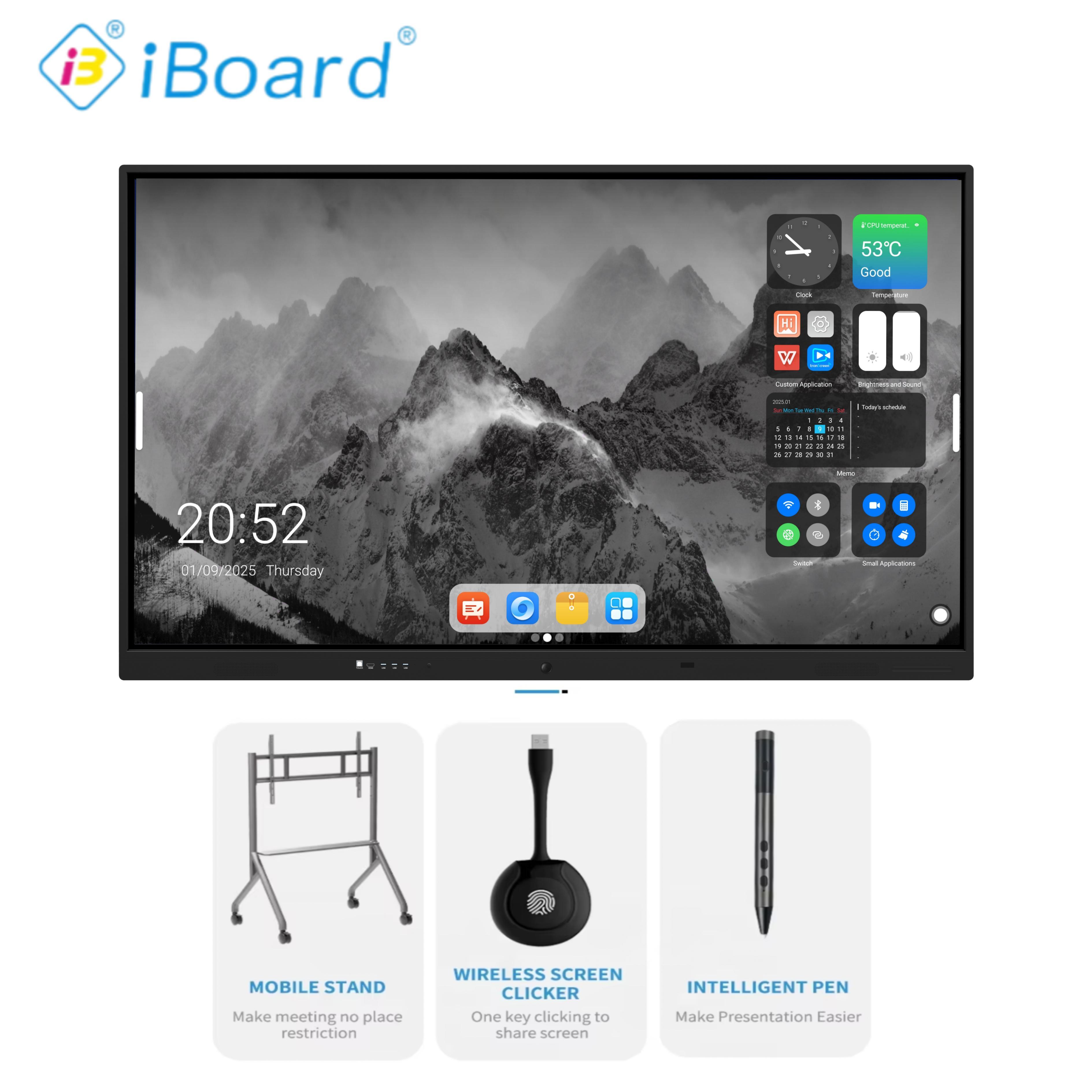 86 Inch Android Smart Board with AI & Multi-OS Support