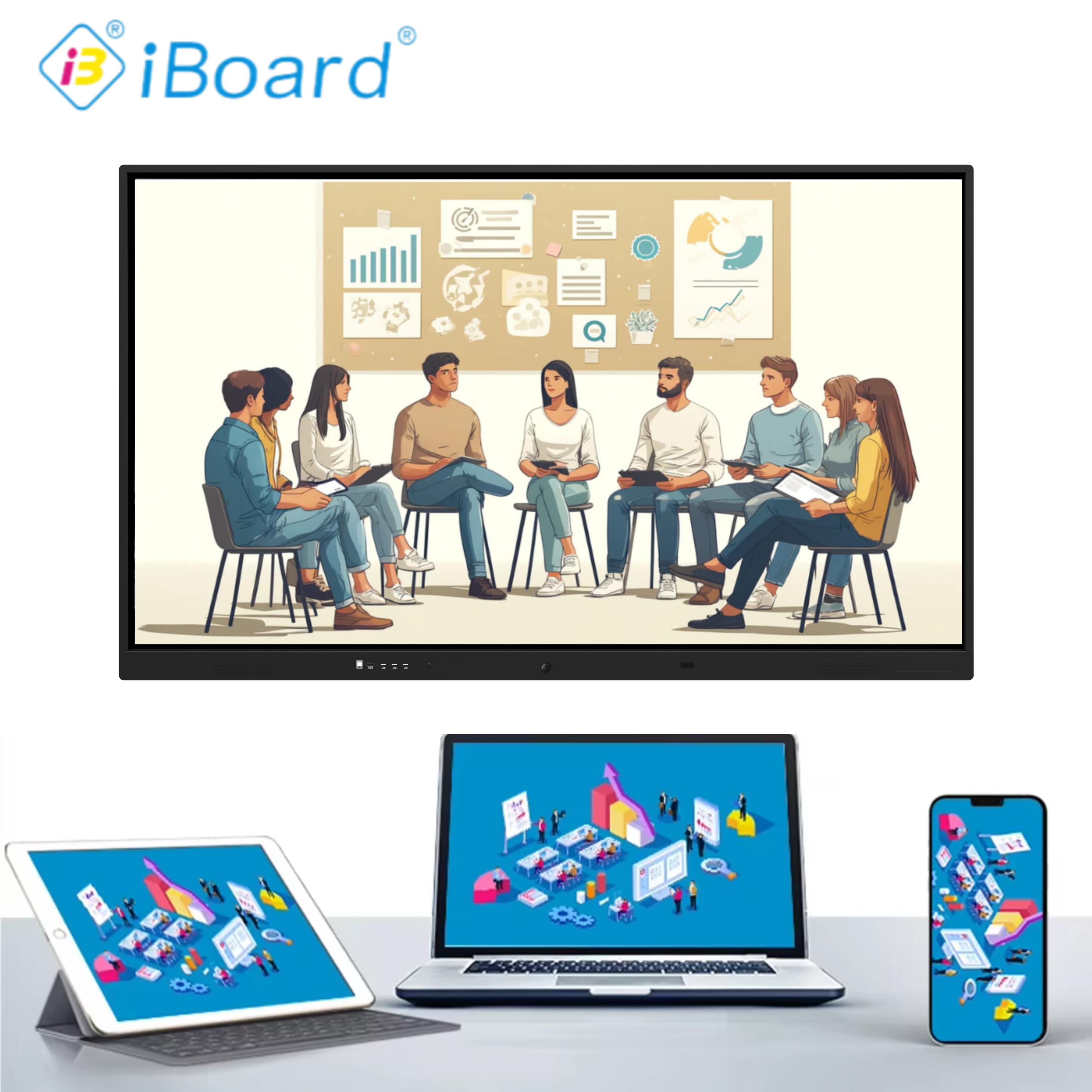 65 Inch Interactive Flat Panel Display with Android OS 14
