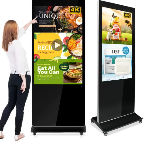 Linux Signage Device Linux Digital Signage with 4000:1 Contrast Ratio & Cloud CMS