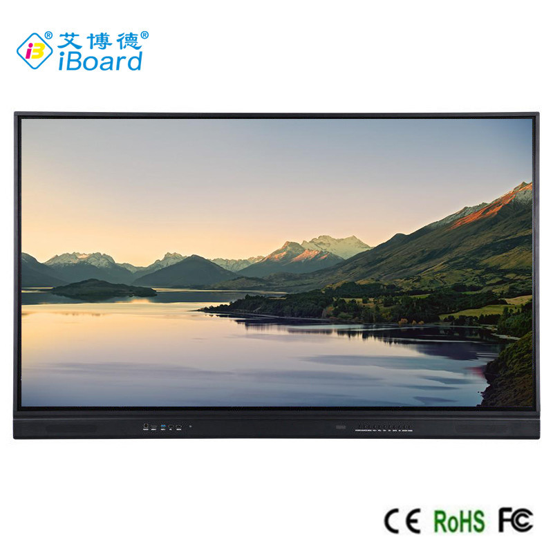 Interactive Flat Panel Smart Board 75 inch Touch Screen display for Conference School