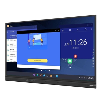 Highly Accuracy Infrared Interactive Whiteboard with USB Port Connection Custom Design Interactive Flat Panel Display