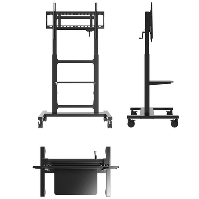 New style Electronic Floor stand Adjustable smart TV stands Mobile stand movable Trolley Mounts and Carts