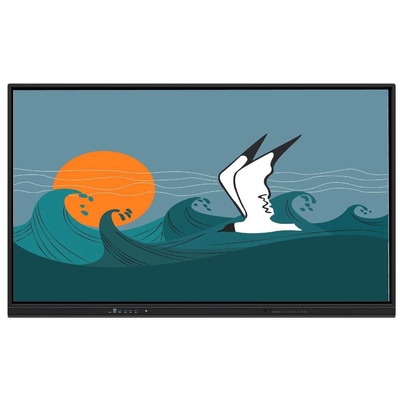 86 Inch Kids Interactive Touch Screen Monitor Android 13 20 Points Screen Share Wifi 6  BT 5 Hand Writing Regonization