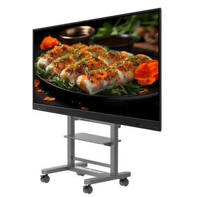 Iboard EDLA Google Certified 65 Inch 75 Inch Smart 20 Touch Monitor TV With USB VGA TYPE-C For Home School Halls Meeting
