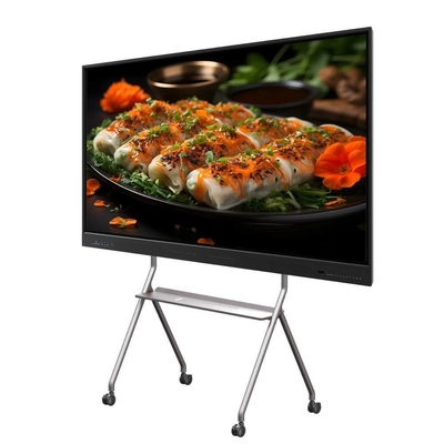 Interactive Whiteboard Flat Panel Smart Touch Monitors TV 4K Ultra HD Screen with All-in-one PC for Business & Teaching