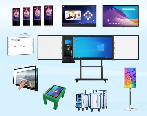Android Digital Whiteboard The Ultimate B2B Efficiency Enhancer with 75 Inch Panel Size