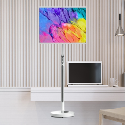 32 Inch Android System 8+128G Mobile Smart Touch Screen At Home Floor Standing Portable Smart Tv Built-in Camera