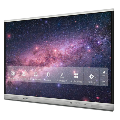 High Contrast Interactive Touch Screen Whiteboard for Wall Mount Option and Audio Output Interface