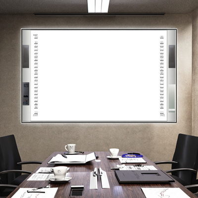 China Factory Direct All-In-One Interactive 20Touch Point IR Infrared Ceramic 96 Inch Dual System Smart Boards Speaker 16:10 Side Bar Projector Boards For University School With Teaching Software