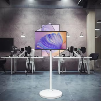 Interactive 32 Inch Touch Screen Kiosk with Android Operating System and Rotatable Display for Enhanced Experience