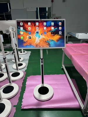 iBoard 32 Inch Android 13 Smart Touch Screen Wireless Display In-Cell With Camera 5-7H Long Battery Life Adjustable Stand