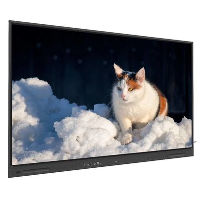 IR Interactive Whiteboard 450 nits 86 Inch Android 14 Touch Wifi VGA DP USB Cloud Resources Smart TV Monitor For University Office Training Use