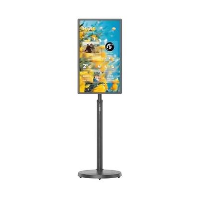 Touch Screen Kiosk 32 Inch Smart Tvs Wireless Moving Portable Android Chargeable Televisions Touch Screen Lcd Smart Mobile Mini Tv Display