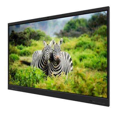 IFP Interactive Flat Panel 4K Android OPS PC Dual System Wireless Share Multi Touch 86 Inch Smart Board For School Kids Teaching Tools Online Meeting