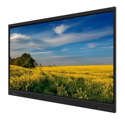 Wall Mount Interactive Touch Screen Whiteboard 75 Inch With Type-C USB HDMI VGA RJ45 Interface Teaching Meeting Software