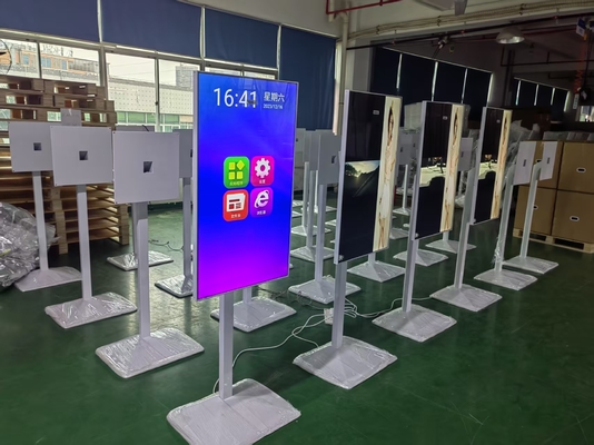Wholesale with order scaning 23.8 Inch 27inch 32inch Floor Standing Digital Signage Display Advertising Floor Standing Kiosk Capacitive Touch With Android Or Windows System