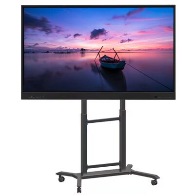 86 Inch 4K UHD Interactive Flat Panel with Infrared Multi Touch for Conference and Classroom Smart Whiteboard Digital Display