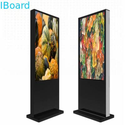 55 Inch 4K Touch Screen Kiosk with Android/Windows OS for Interactive Digital Signage and Menu Board