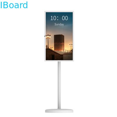 32 inch Portable Smart Touch Screen TV with Built-in Camera and 15000mAh Battery for Interactive Whiteboard Use