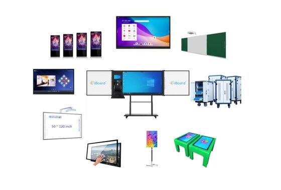 Multi Languages Optional All in one display with smart boards including builtinspeakers 2 X 15W enabling communication and interactive learning