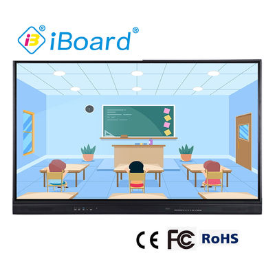 Smart Interactive Flat Panel Digital Board 98 Inch 20 Touch Points For Training 350cd/M2
