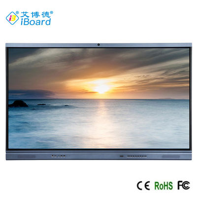 Conference Android 11 Smart LED Board Infrared Multi Touch Monitor With Built In Camera