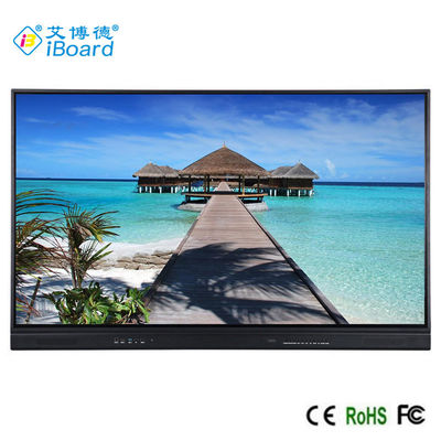 iBoard LCD Interactive Whiteboard Interactive Panel Android 11 86 Inch Camera Option