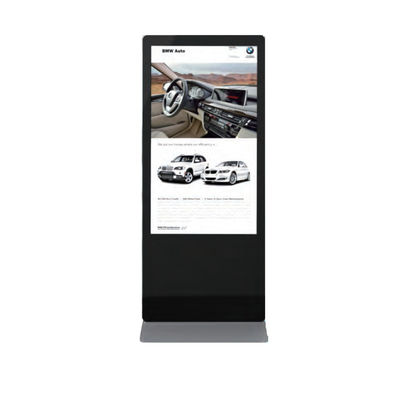 65 Inch Floor Standing Digital Signage Display 178 Degrees FCC Approval