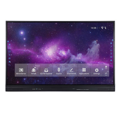 Anti Glare Glass Mirror Optical Interactive Whiteboard 65in Aluminum